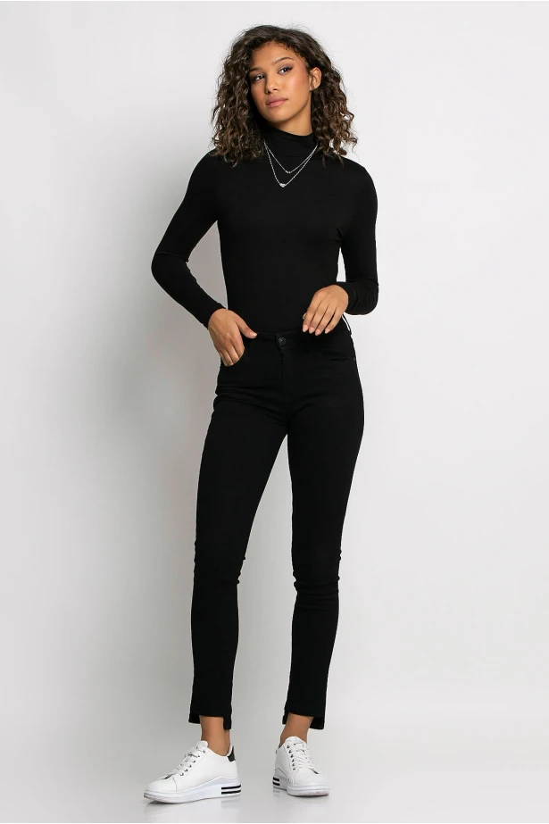 Jean slim fit μαύρο Jean slim fit μαύρο