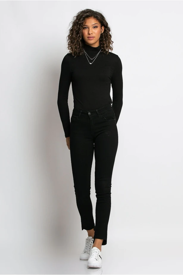 Jean slim fit μαύρο Jean slim fit μαύρο