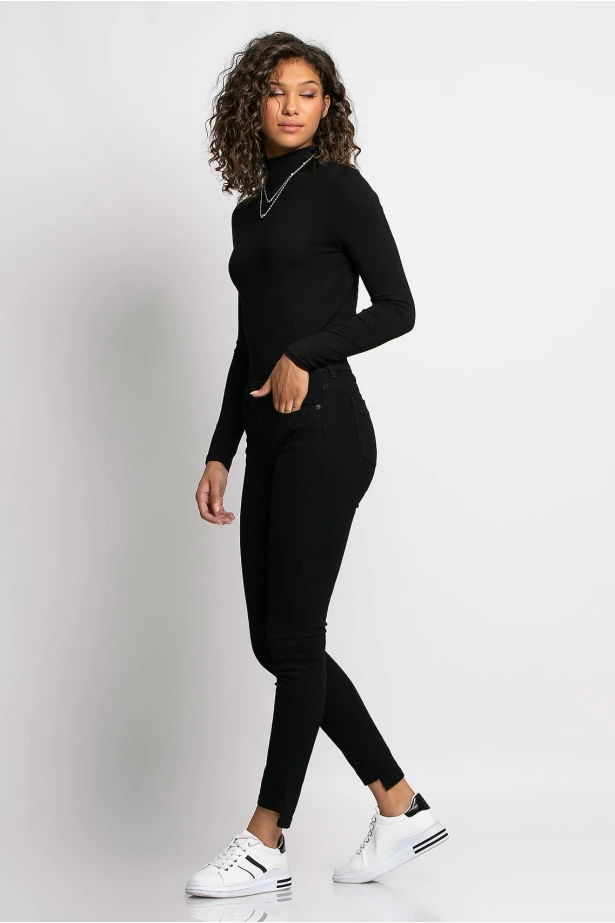 Jean slim fit μαύρο Jean slim fit μαύρο