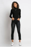 Jean loose fit μαύρο