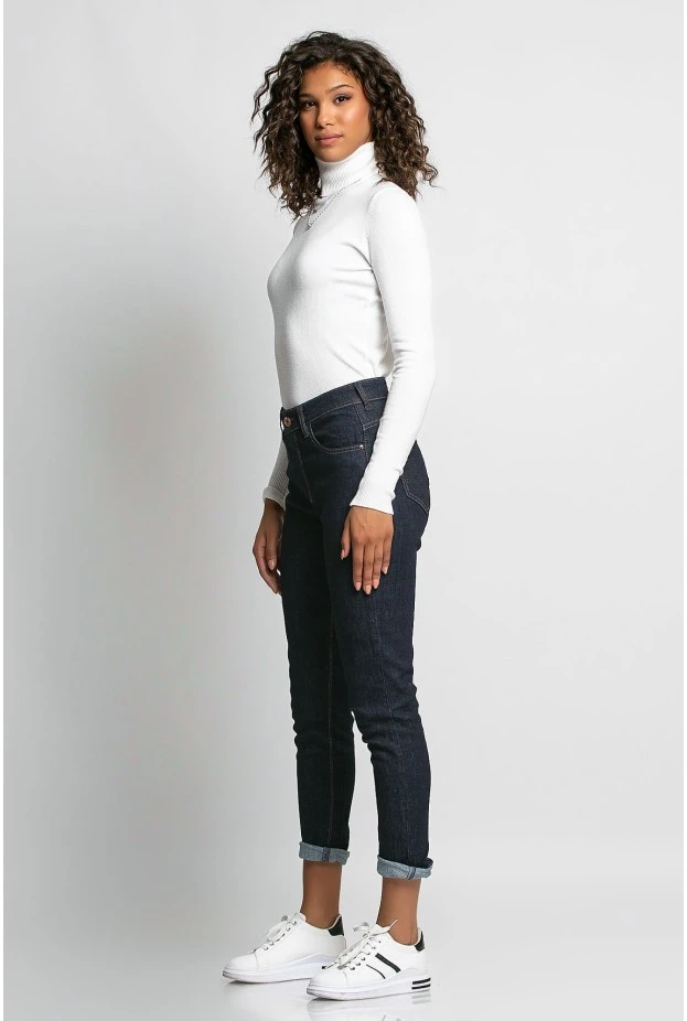 Jean loose fit μπλε ντένιμ