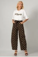 T-shirt oversized με στράς chi omega λευκό