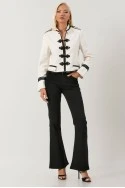 Jean flare fit μαύρο