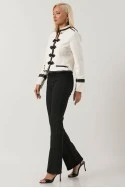 Jean flare fit μαύρο