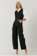 Jean balloon fit μπλε ντένιμ