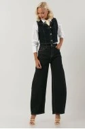 Jean balloon fit μπλε ντένιμ
