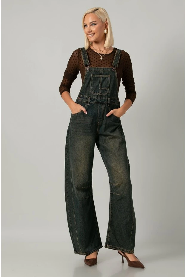 Jean balloon fit σαλοπέτα dirty blue