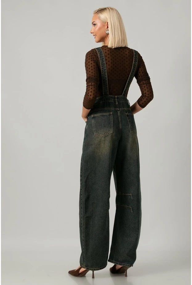 Jean balloon fit σαλοπέτα dirty blue