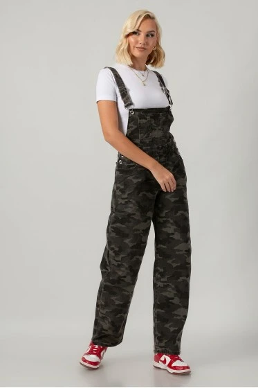 Jean σαλοπέτα militaire χακί