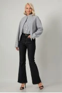 Jean flare push up μπλε ντένιμ