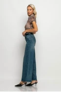 Wide leg jean μπλε σκούρο Wide leg jean μπλε σκούρο
