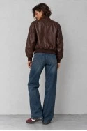 Boxer jean με κορδόνι μπλε σκούρο