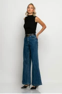 Jean wide leg μπλε σκούρο Jean wide leg μπλε σκούρο