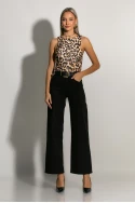 Jean wide leg μαύρο Jean wide leg μαύρο
