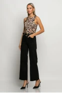 Jean wide leg μαύρο Jean wide leg μαύρο