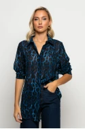Leopard print πουκάμισο ρουά Leopard print πουκάμισο ρουά