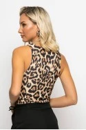 Κορμάκι leopard μπεζ