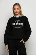 Μπλούζα φούτερ los angeles μαύρο Μπλούζα φούτερ los angeles μαύρο