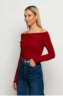 Μπλούζα off shoulder κόκκινο Μπλούζα off shoulder κόκκινο