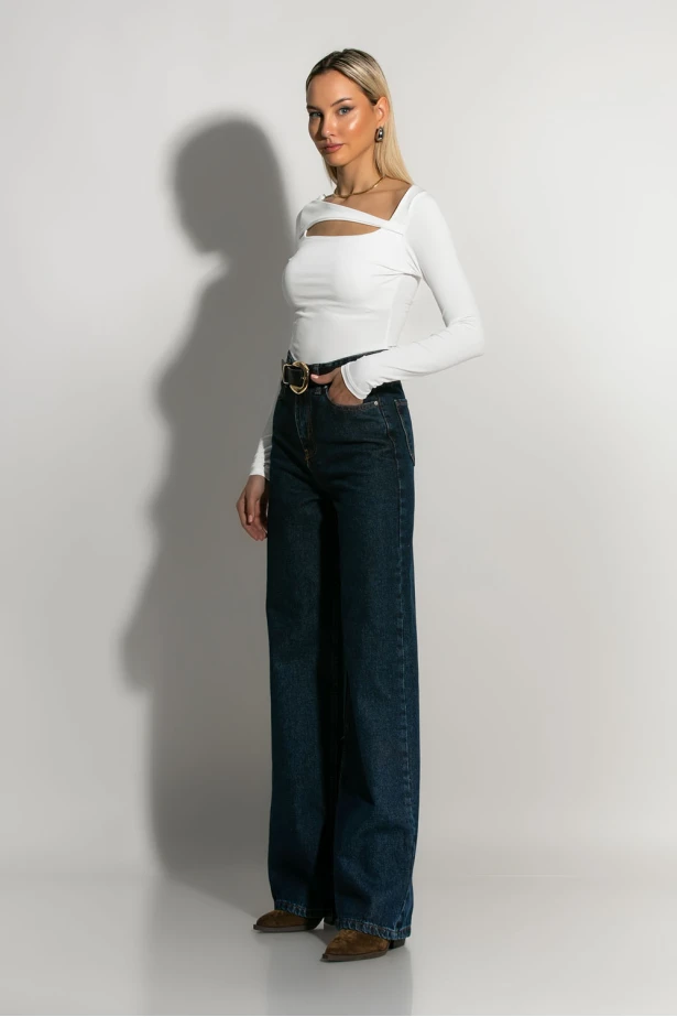 Jean baggy relaxed fit μπλε ντένιμ Jean baggy relaxed fit μπλε ντένιμ