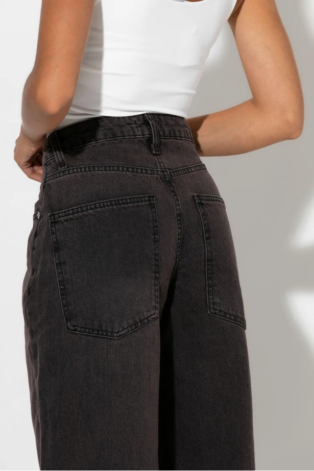 jean loose fit wide leg με ξέβαμα μωβ jean loose fit wide leg με ξέβαμα μωβ
