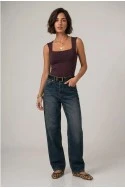 Baggy jean μπλε