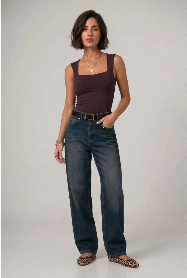 Baggy jean μπλε