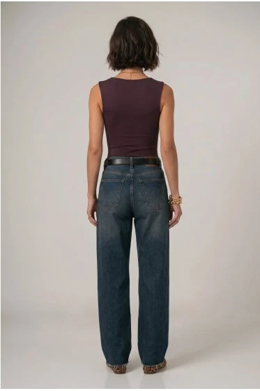 Baggy jean μπλε