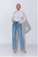 Jean straight leg μπλε