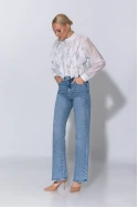 Jean straight leg μπλε