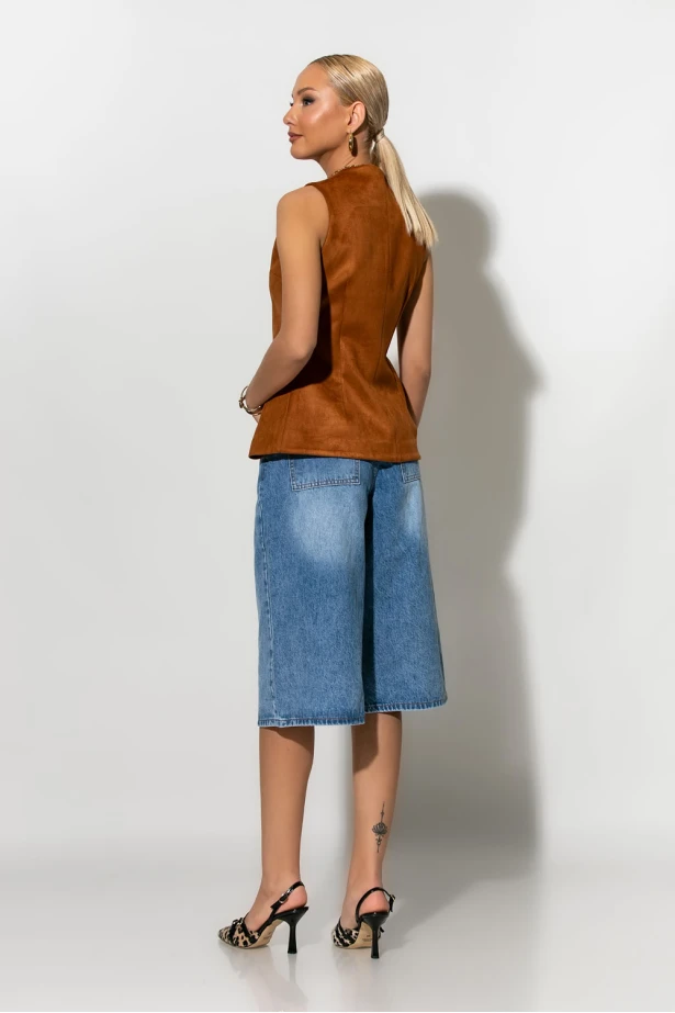 Baggy jean βερμούδα μπλε Baggy jean βερμούδα μπλε