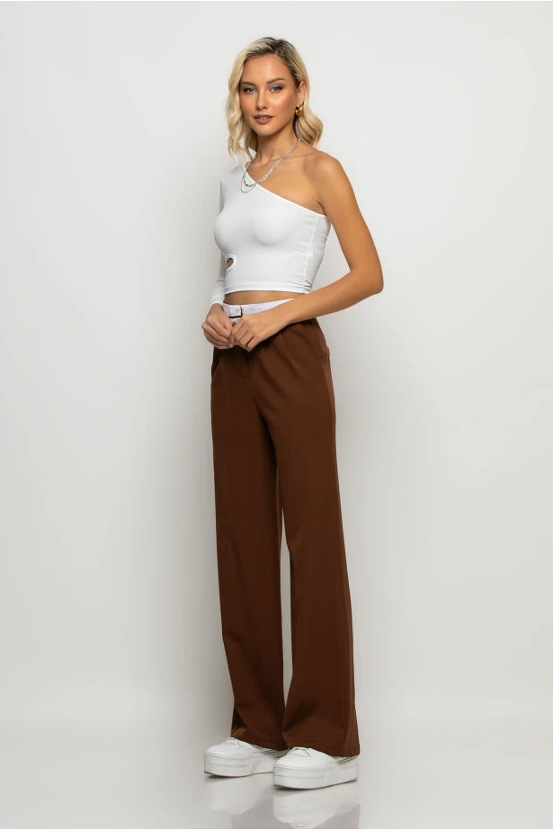 Tailoring παντελόνα καφέ Tailoring παντελόνα καφέ