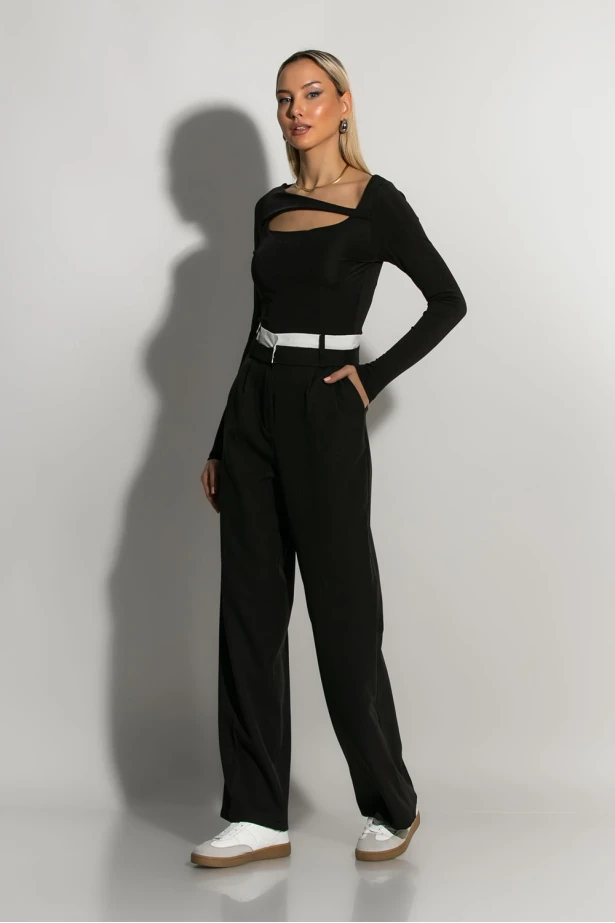 Παντελόνα tailoring μαύρο Παντελόνα tailoring μαύρο