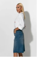 Jean baggy βερμούδα μπλε Jean baggy βερμούδα μπλε