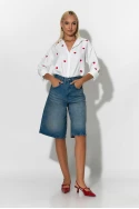 Jean baggy βερμούδα μπλε Jean baggy βερμούδα μπλε