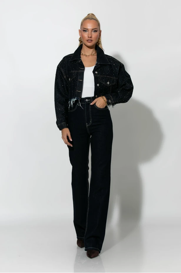 Jean straight leg μπλε ντένιμ