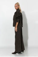 Jean wide leg λεοπάρ καφέ 