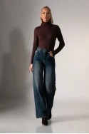 Jean straight leg μπλε
