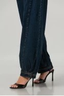 Jean balloon fit με ραφές μπλε σκούρο
