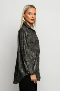 Leather jacket γκρι Leather jacket γκρι