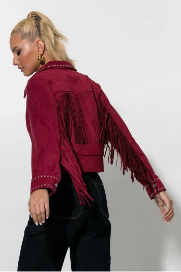 Σουέντ jacket με τρούκς και κρόσια χακί