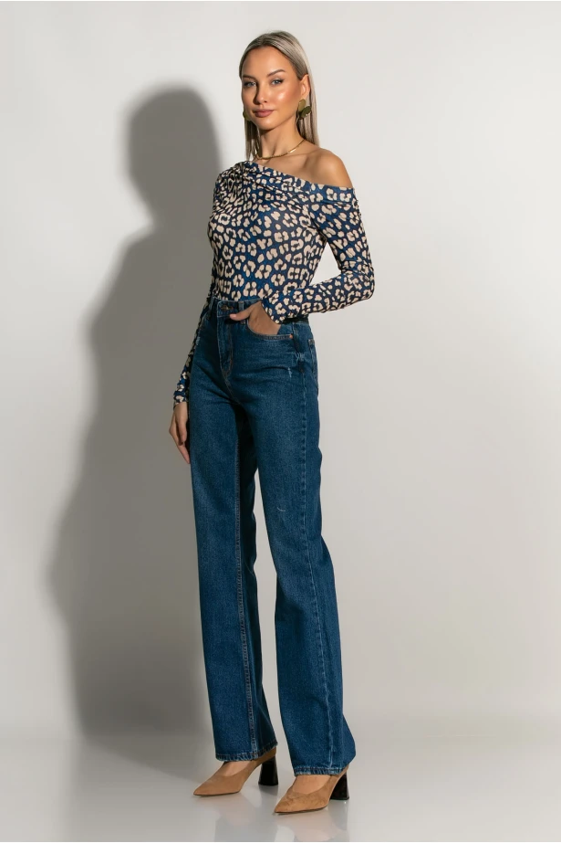 Jean straight leg μπλε Jean straight leg μπλε