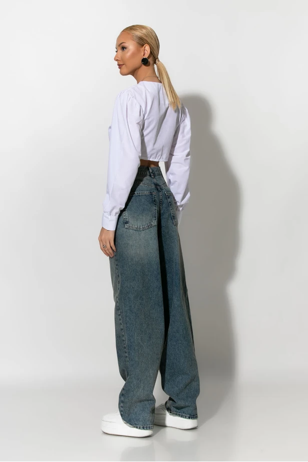 Jean relaxed fit μπλε Jean relaxed fit μπλε